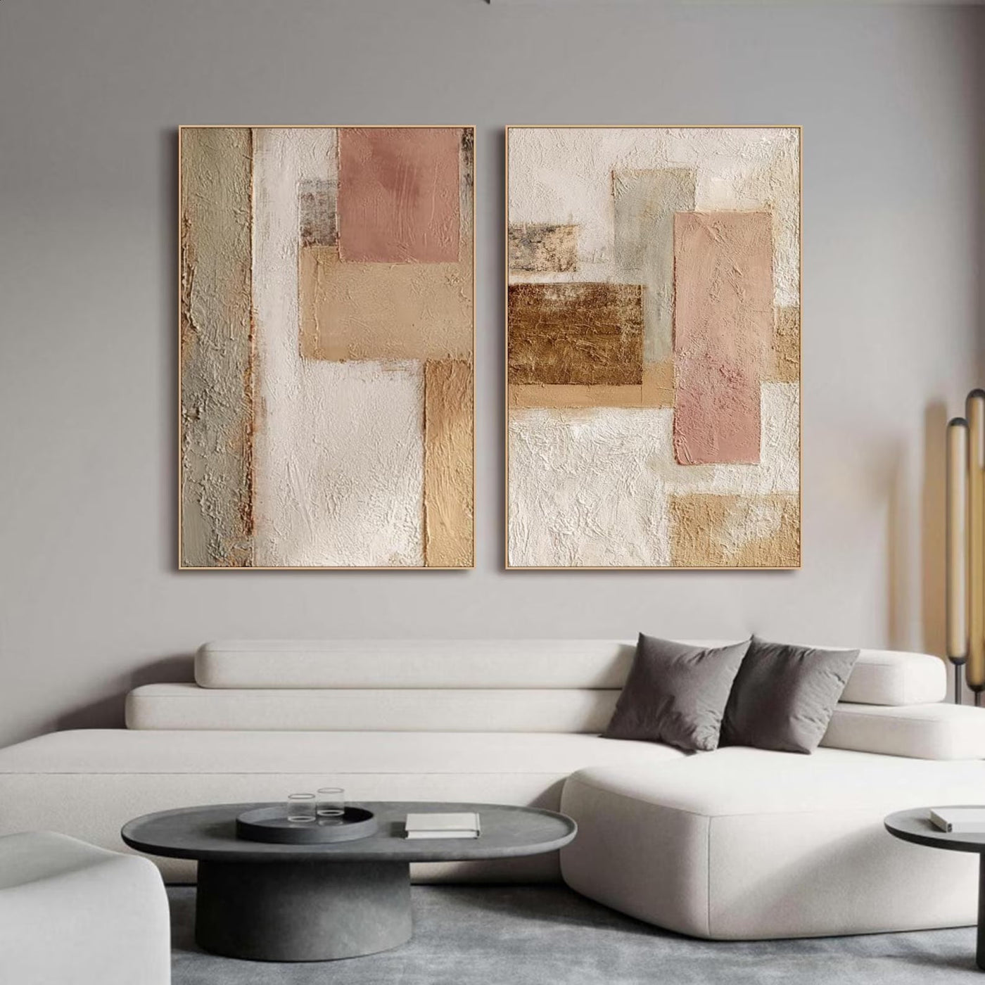 Warme geometrische Harmonie | Rouge Gold