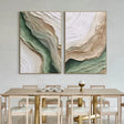 Organic Textured Waves | Sage Green