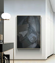 Black Minimalist Textured Wall Art #MT077