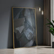 Black Minimalist Textured Wall Art #MT077