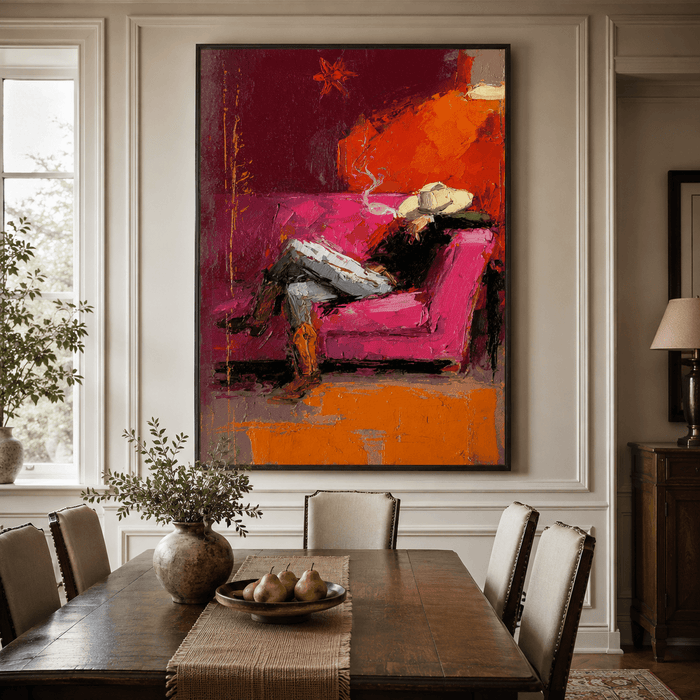 Impressionist Art | Lazy Cowboy Rest