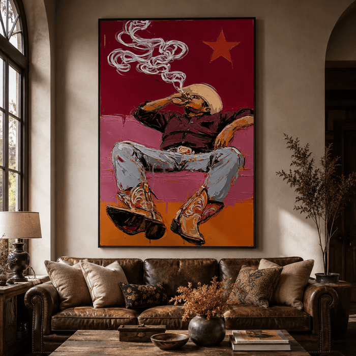 Impressionist Art | Star Cowboy Drift