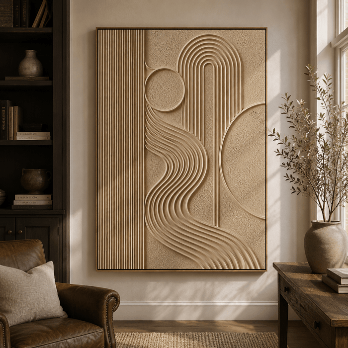 3D Textured Art | Arch Circle Stream