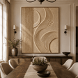 3D Textured Art | Curve Ridge Rhythm