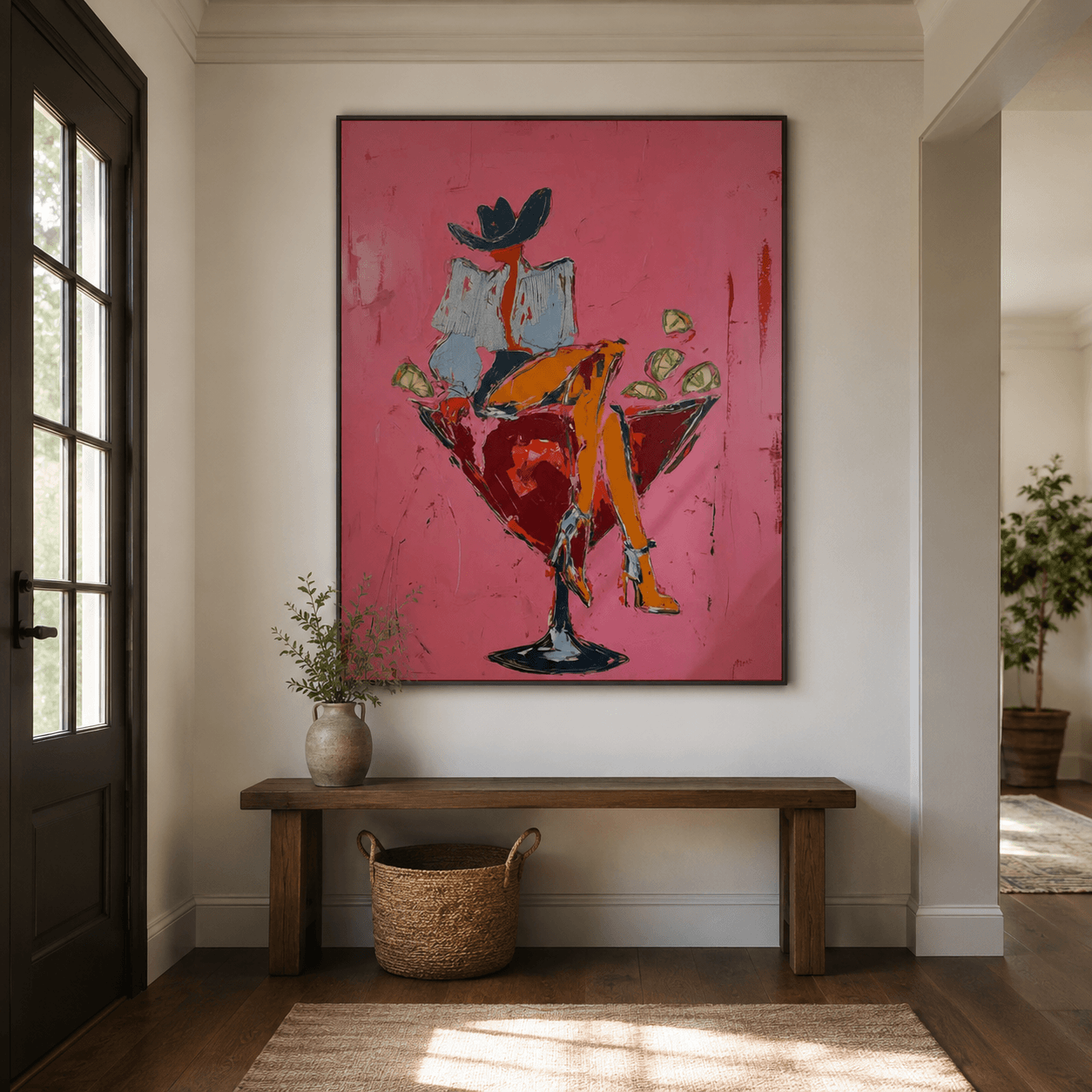 Vintage Americana Kunst | Margarita Cowgirl Vibe
