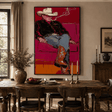Impressionist Art | Smoky Cowboy Glow