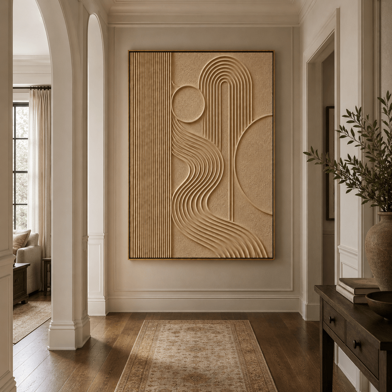 3D Textured Art | Arch Circle Stream