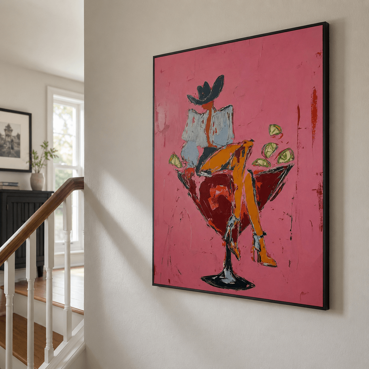 Vintage Americana Kunst | Margarita Cowgirl Vibe