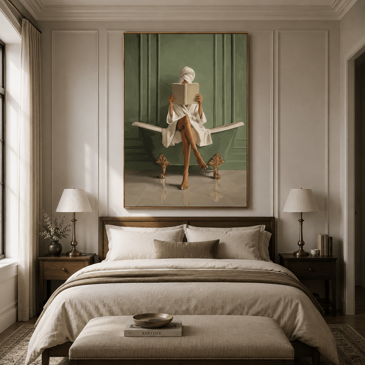 Impressionist Art | Tub Quiet Reverie