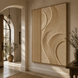 3D Textured Art | Curve Ridge Rhythm