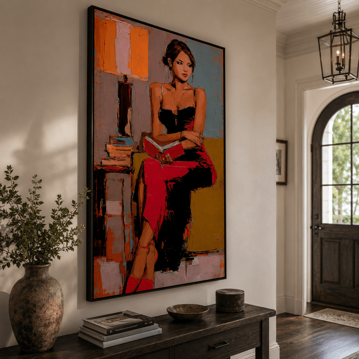 Impressionist Art | Soft Lady Reading