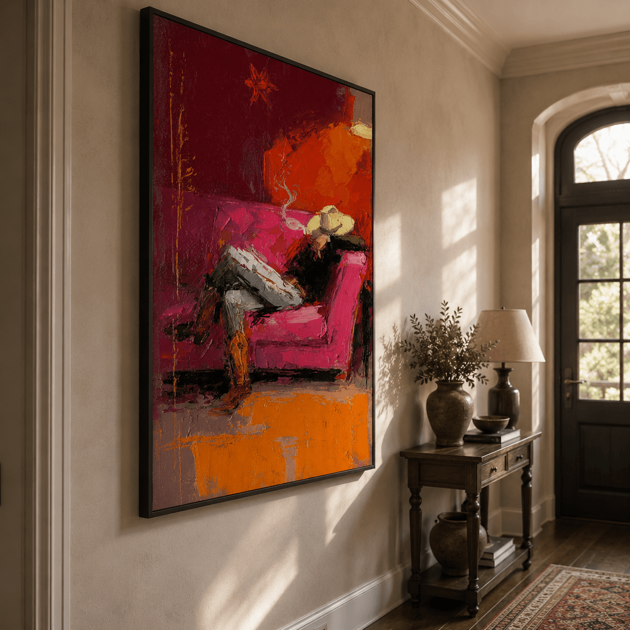 Impressionist Art | Lazy Cowboy Rest