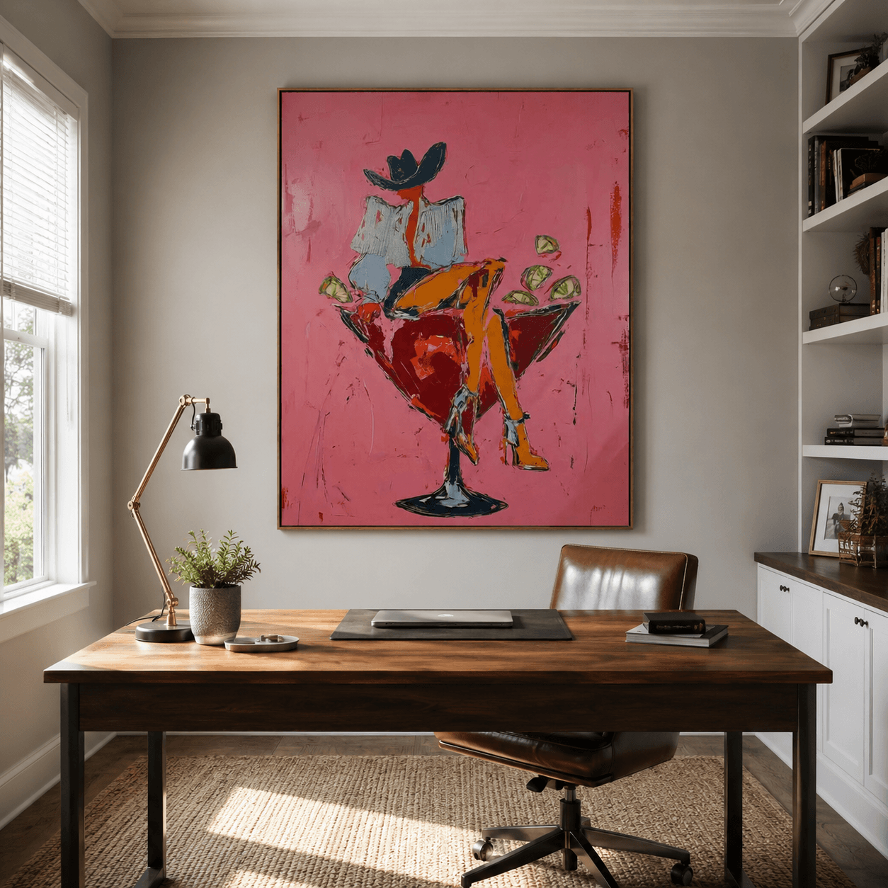 Vintage Americana Kunst | Margarita Cowgirl Vibe