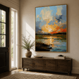 Impressionist Art | Marsh Sunset Glow
