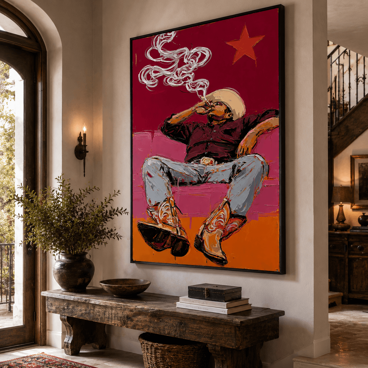 Impressionist Art | Star Cowboy Drift