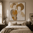 Textured Abstract Figures | Earthy Tones