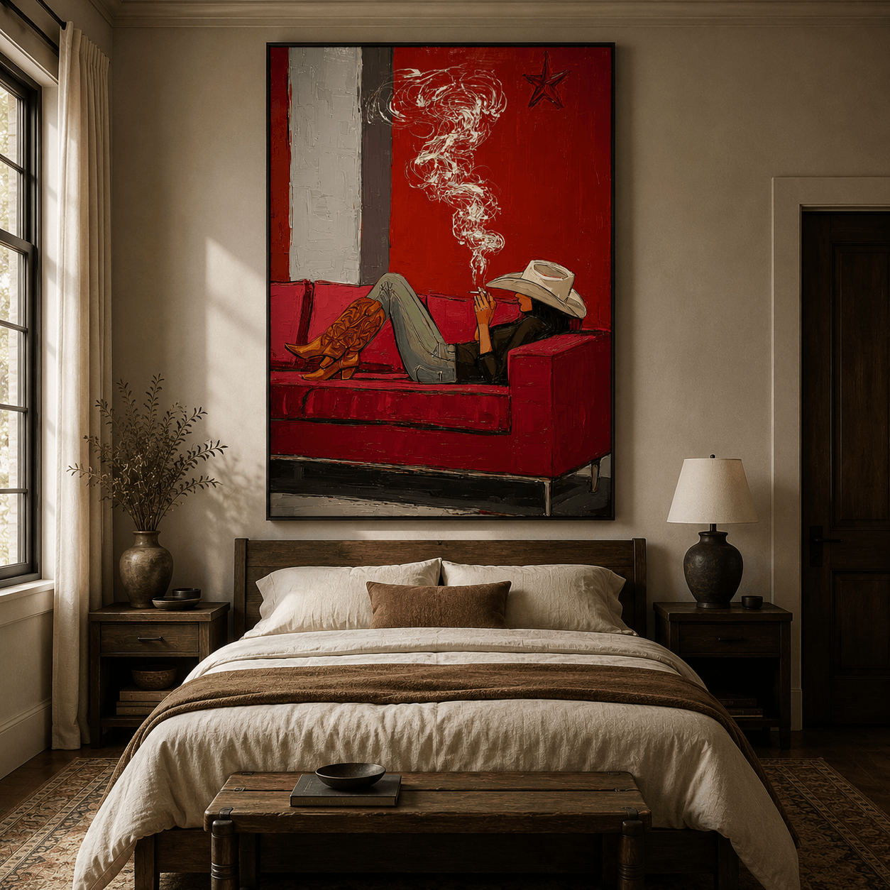 Impressionist Art | Cowgirl Smoke Drift