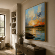 Impressionist Art | Marsh Sunset Glow