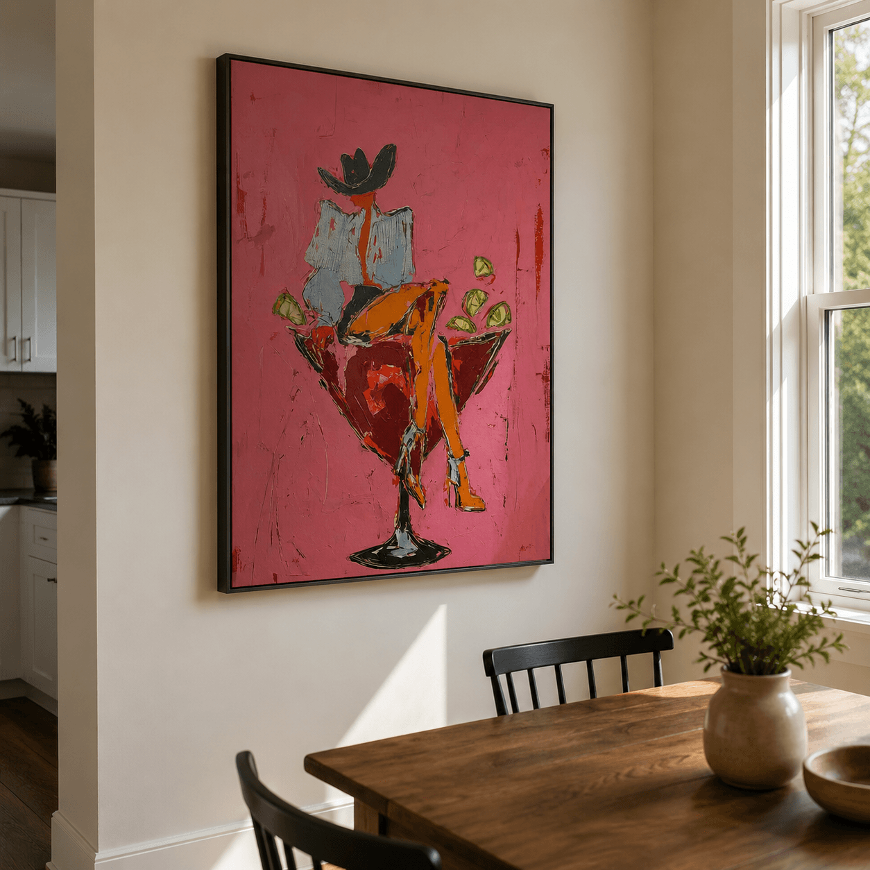 Vintage Americana Kunst | Margarita Cowgirl Vibe