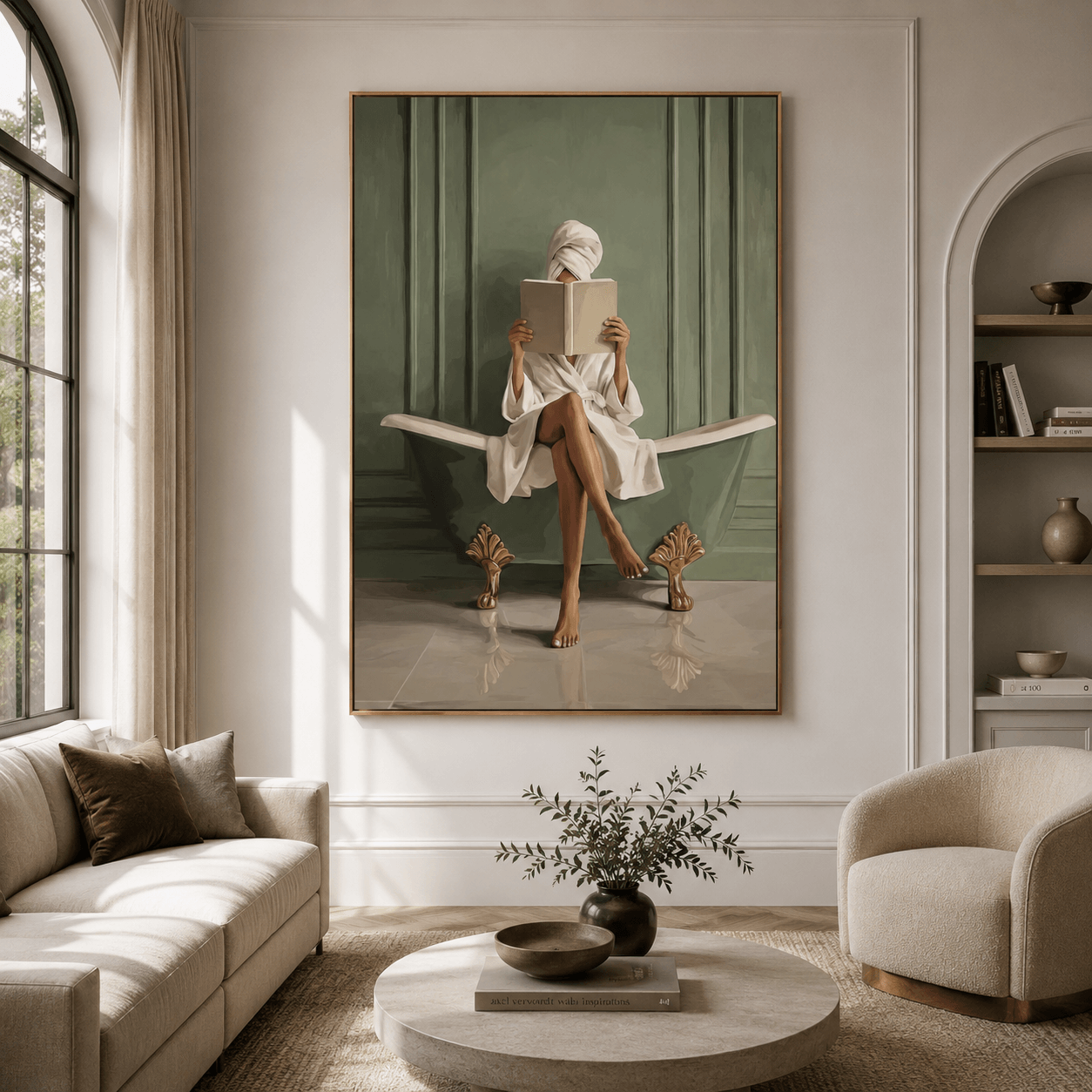 Impressionist Art | Tub Quiet Reverie