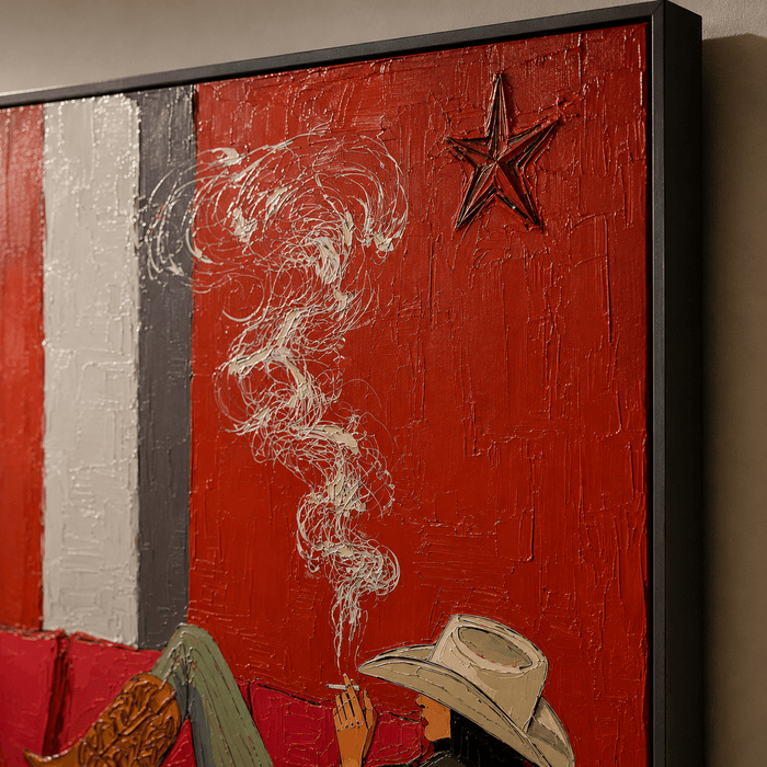 Impressionist Art | Cowgirl Smoke Drift