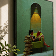 Impressionist Art | Arch Lamp Reader