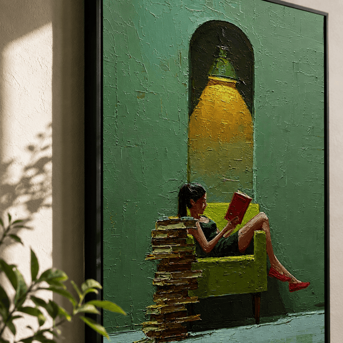 Impressionist Art | Arch Lamp Reader