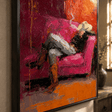 Impressionist Art | Lazy Cowboy Rest