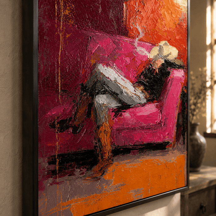 Impressionist Art | Lazy Cowboy Rest