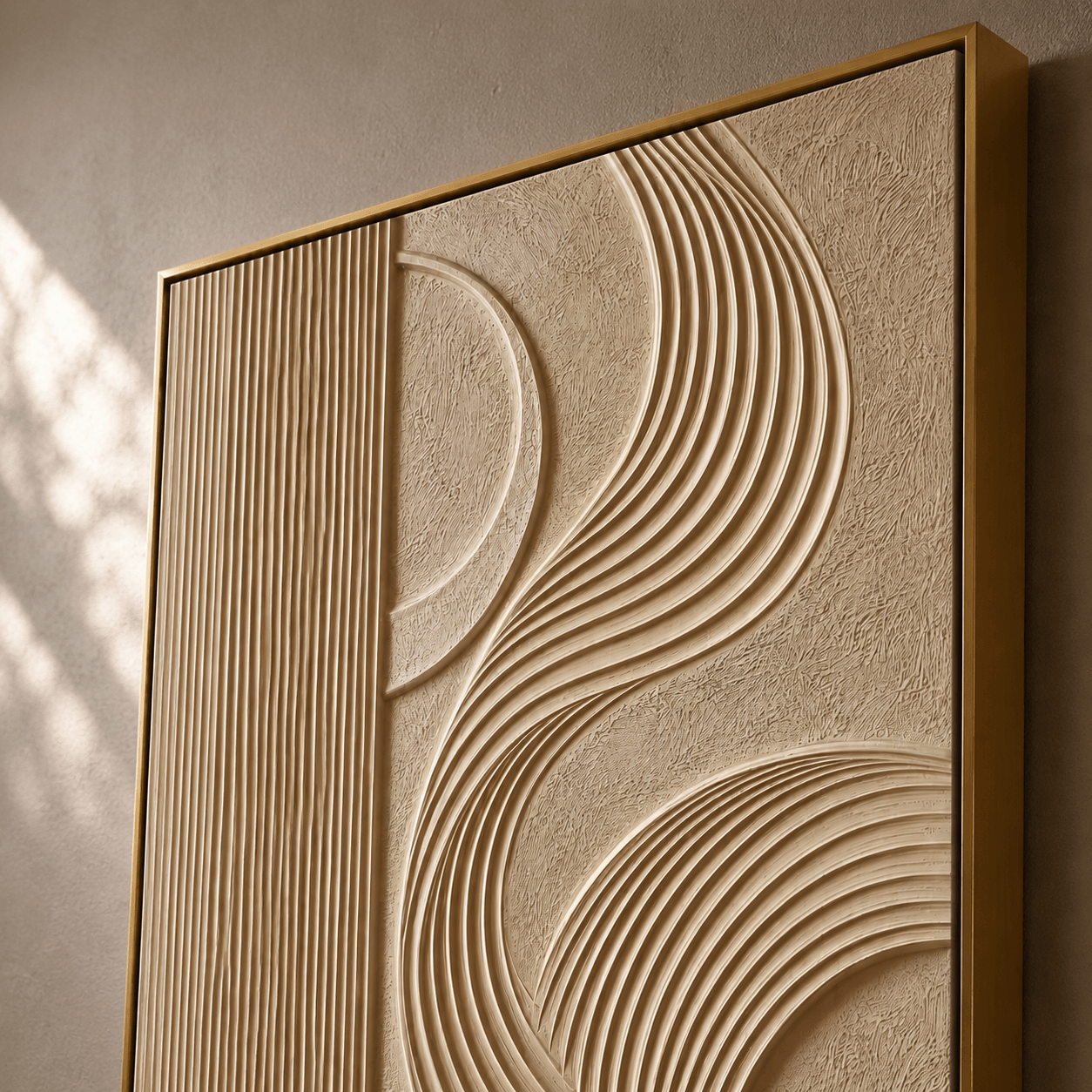 3D Textured Art | Curve Ridge Rhythm