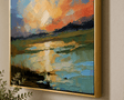 Impressionist Art | Marsh Sunset Glow