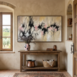 Blush & Onyx Whisper | Soft Petal Drift