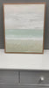 Abstract Cloud and Sea Landscape Painting Wabi Sabi Mural Minimalist Canvas Art Living Room Painting