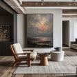 Sunset Coast Art | Textured Drama