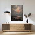 Sunset Coast Art | Textured Drama
