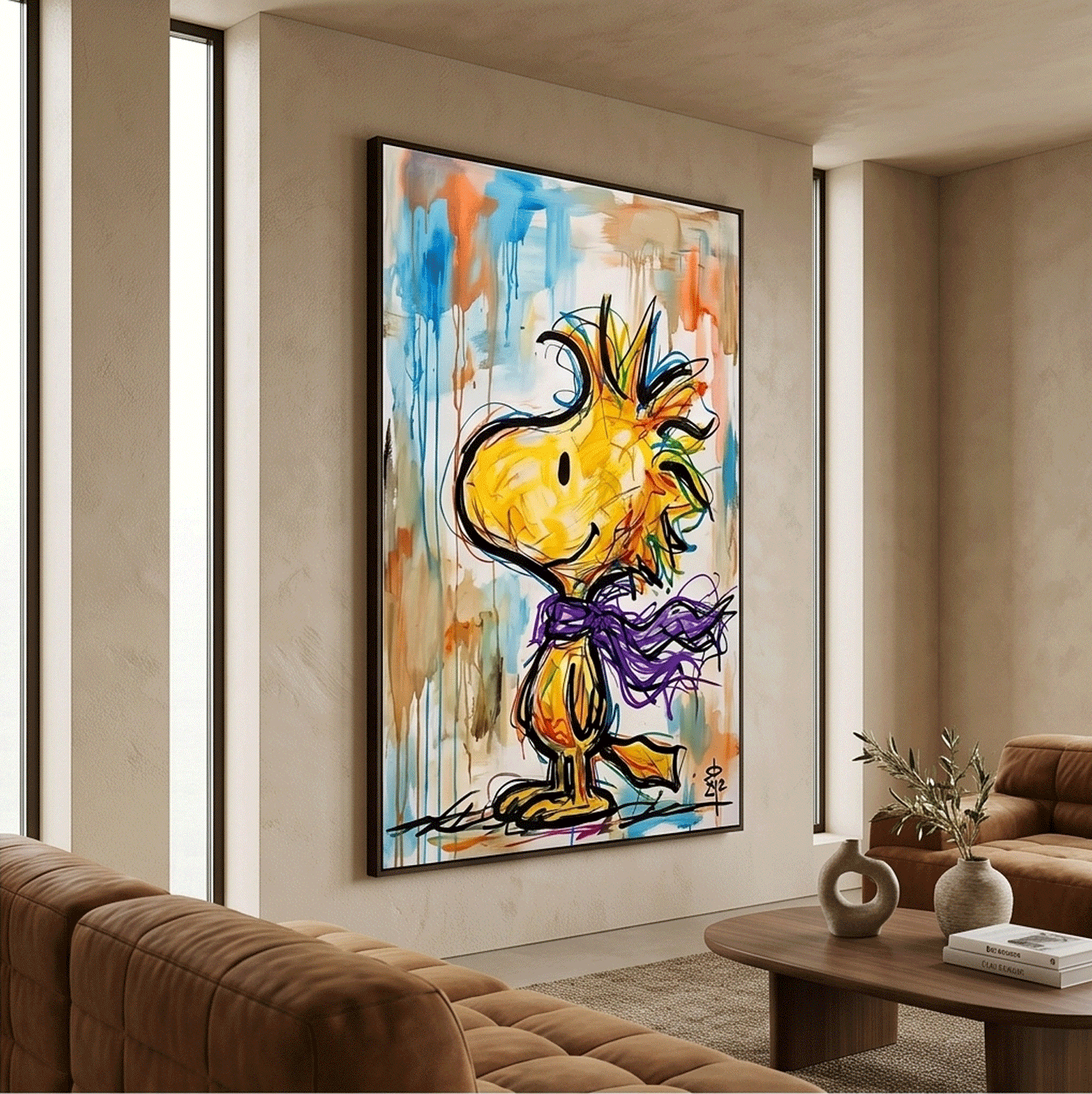 Colorful Graffiti Woodstock | Vibrant Splash Art