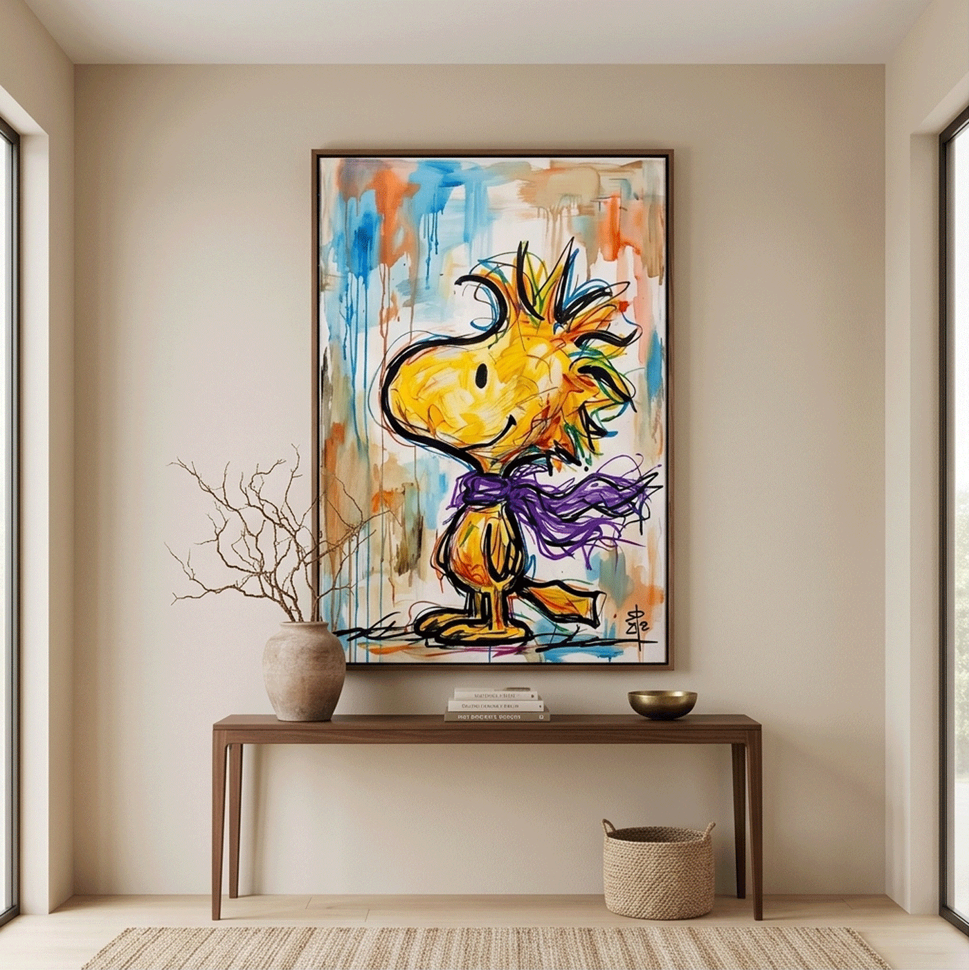 Colorful Graffiti Woodstock | Vibrant Splash Art
