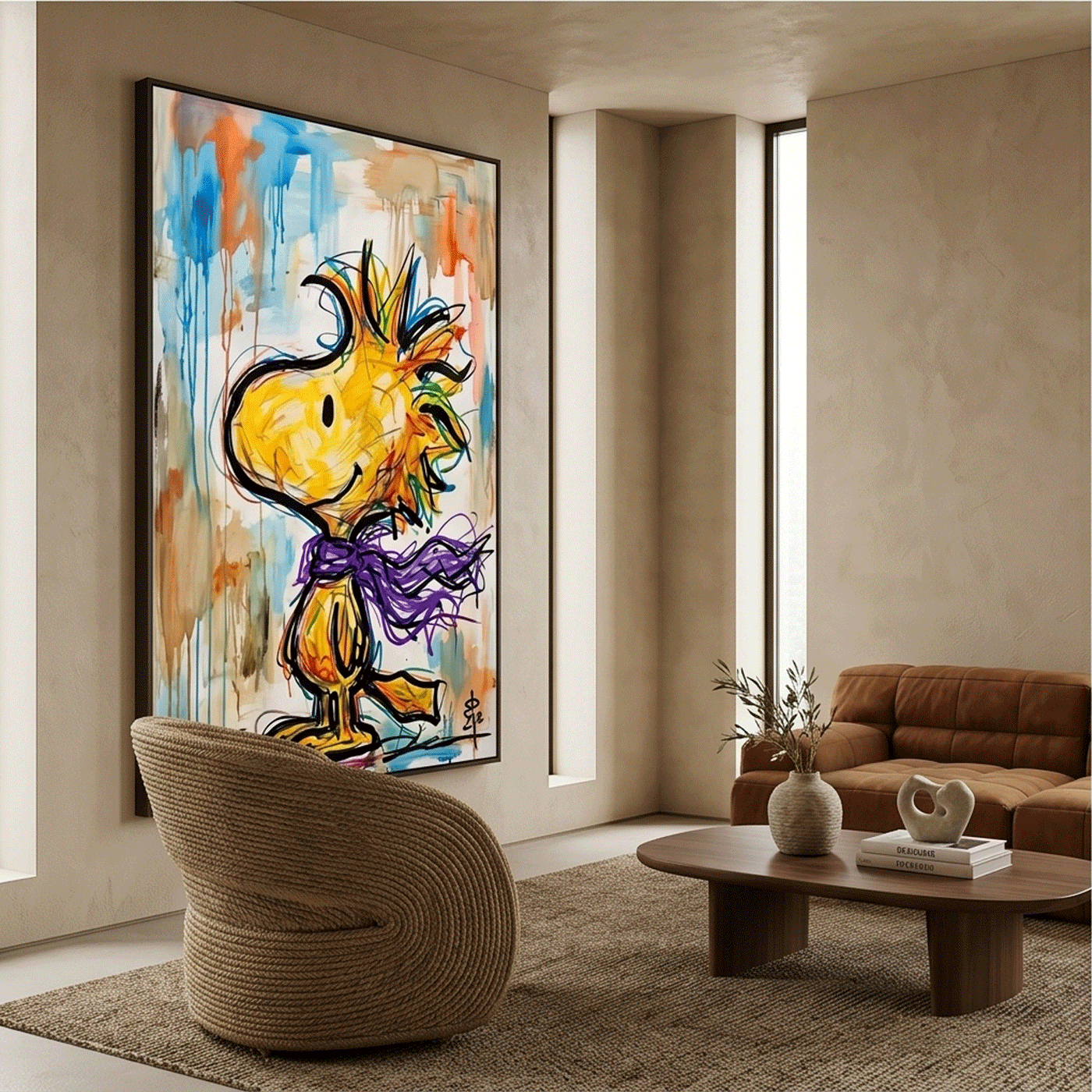 Colorful Graffiti Woodstock | Vibrant Splash Art