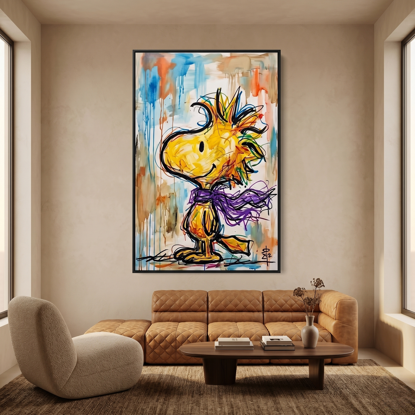 Colorful Graffiti Woodstock | Vibrant Splash Art